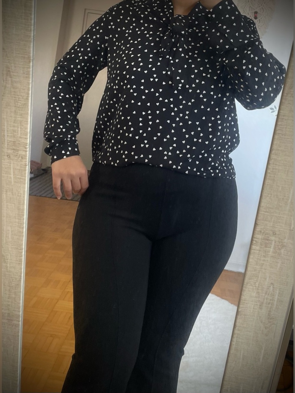 Carolina Belle Black Straight Leg Women's Dress Pants